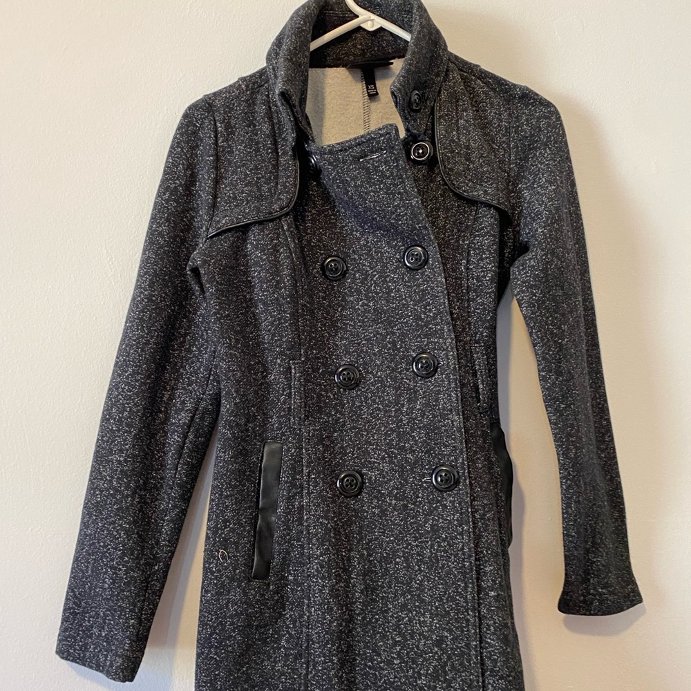 Extra small iz Byer long pea coat